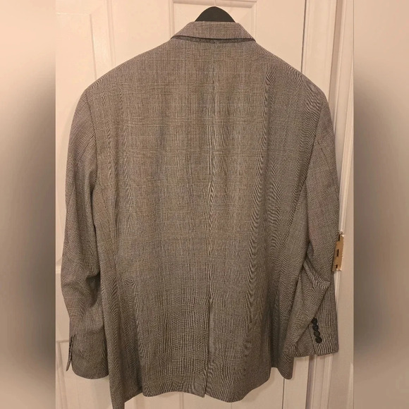 Jos A Bank grey plaid blazer - Picture 2 of 2